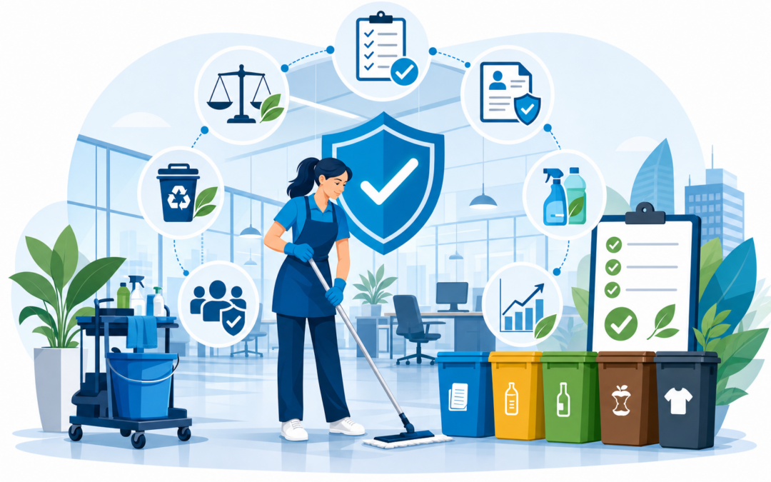 Nettoyage éco-responsable bureaux : obligations et preuves